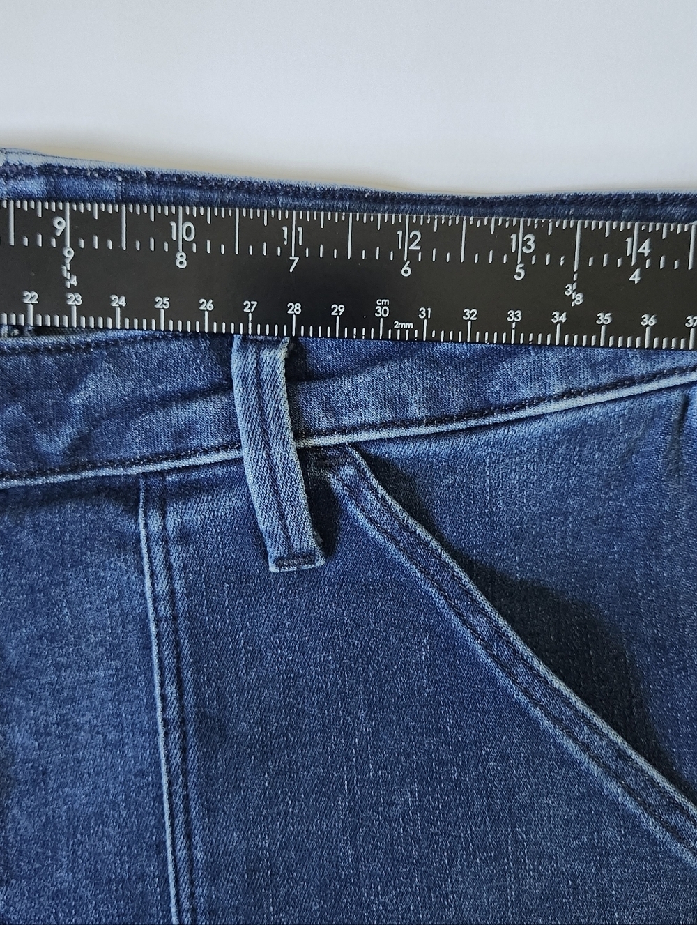 J Brand Arkin Zip Ankle Jogger Womens 29 Intrepid Denim Blue Utility Jeans - Picture 12 of 14